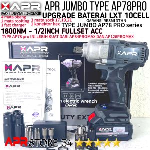 bor impact APR  jumbo 1800NM AP78PRO impek kuat pembuka baut mobil motor original COD