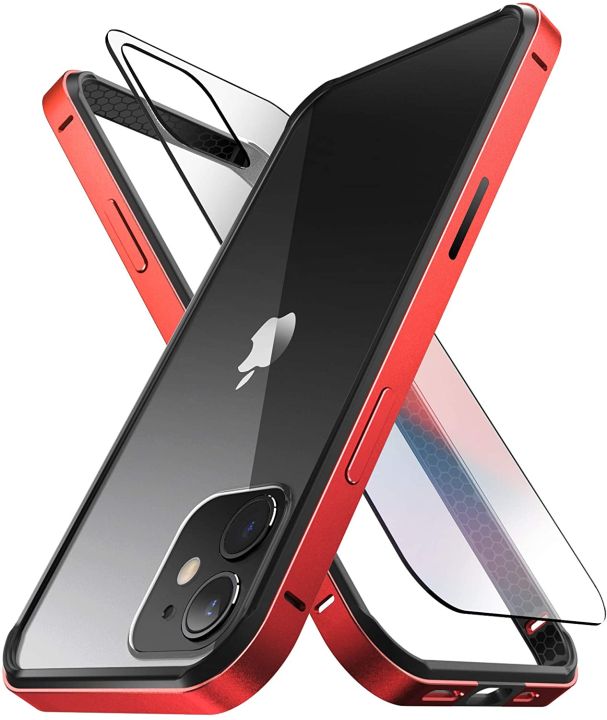 SUPCASE UB Edge Series Case for Apple iPhone 12 /12 Pro (2020 Release)  Inch Slim Metal Frame Cover with TPU Inner Bumper Transparent Lazada PH
