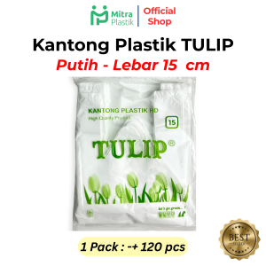 Kantong Plastik Tulip Putih 15 24 26 30 35 / Kresek Packing Online