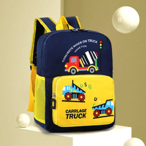 Tas Ransel Anak Sekolah TK SD PAUD Motif Truck Premium Sablon DTF