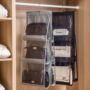 Túi Treo Túi Sách 6 Ngăn Có Móc Treo - Túi Treo Túi Sách 6 Ngăn Tiết Kiệm Không Gian Giữ Túi Xách Khỏi Bụi Bẩn Mất Form Dáng