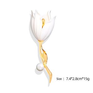 【Msia Stock】 Exclusive Tudung Pin Brooch Kerongsang Bahu Kiri Kanan Korean Style Pearl Brooch Clothing Shawl Bawal Pin