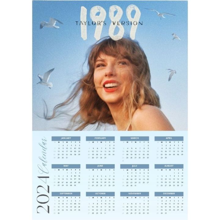 【Hot】 A4 Size Taylor Swift 2024 Wall Calendar Lazada PH