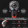 JLD 350N.M Impact Wrench 48Vf bor cas 2 baterai promo Brushless impact jld tool 48v original impact baterai pembuka baut mobil mesin bor baterai cordless impact driver set with koper kayu/tembok/CVT. 