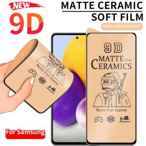 Matte Ceramic Film Soft Tempered Glass for Samsung S25 S24 FE Note 10 Lite A17 A07 A37 A57 A16 A26 A36 A56 A06 A15 A25 A35 A55 A14 A24 A34 A54 A04 A13 A23 A33 A53 A03 A12 A22 A32 A42 A11 A31 A51 A71 A21S A10 A20 A30 A50 A70 Screen Protector