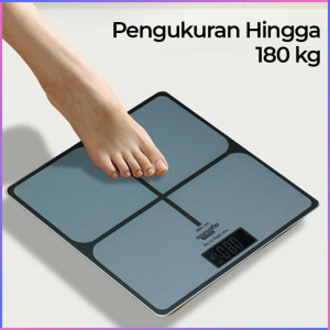 FAST SHIPPING Digipounds Timbangan Badan Digital Akurat Anak dan Dewasa Scale Temperature 180kg