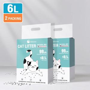6L Fast Clumping Cat Litter – 6L Dual Formula Anti-Odor 2KG