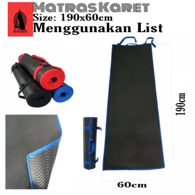 Matras Karet 190x60cm / Matras Camping / Matras Yoga / Menggunakan List(C6A7) Outdoor Simple Tidak Licin Trendy Promo Matras Yoga S2J6 Termurah Gratis Ongkir Terbaik Alas Olahraga Lembut Karpet Senam Jumbo Best Seller Serbaguna Terlaris Impor Empuk Bagu