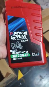 PETRON SPRINT 4T MULTIGRADE SAE SR200 20W-40 800ML Motorcycle Engine Oil