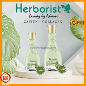 HERBORIST Minyak Zaitun + Collagen 75ml & 150ml - Olive Oil Plus Collagen