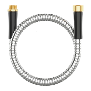 สายยางสวนเหล็กยืดได้แบบมืออาชีพดีไซน์ไม่กัดกร่อนพร้อมขั้วต่อทองเหลืองสำหรับรดน้ำล้างรถ