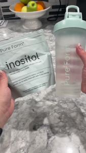 Pure Form Inositol Powder 150g Net Weight 40:1 Myo-Inositol and D-Chiro-Inositol w/ Folic Acid PCOS / PMOS & Hormonal Imbalance Support For Optimum Overall Ovarian Health Dietary Healthcare Supplement Edible Fitness