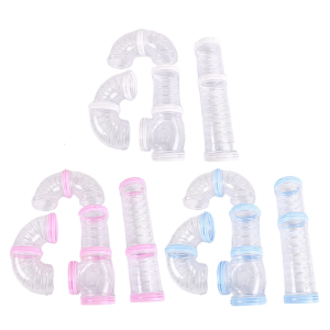 Gerbil Tunnel DIY Clear Tube Assemble DIY Tunnel Suitable for Clear Tunnel for Hamster Cage Mouse Acessories