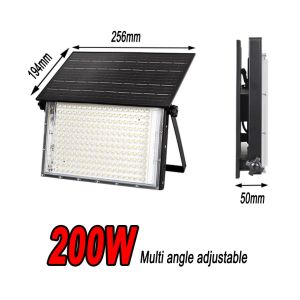 Integrated Solar Floodlight Outdoor Waterproof Super Bright Factory Room Workshop Lighting Lamps