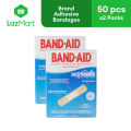 BAND-AID Brand Adhesive Bandages 50s - Pack of 2. 