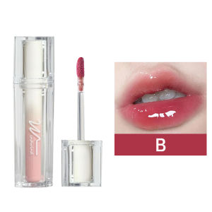 Windwind Lip Gloss Iced Tea Jelly Tint Water Gloss Mirror Face Lip Bibir Madu Pelembab Lip Glaze Alami-🌹Tamia