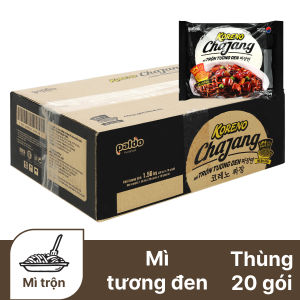 Mì Trộn Tương Đen Koreno Chajang Paldo Thùng 20 Gói Mì Ăn Liền Hàn Quốc