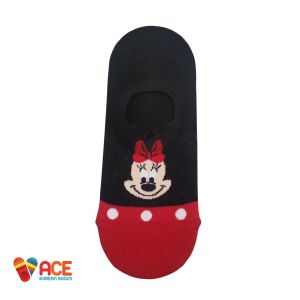 Korean Socks - Mickey Minnie - Footsocks with non-slip silicone pad - Iconic socks