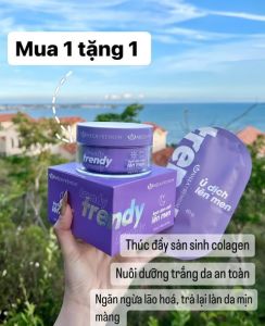 (CHÍNH HÃNG MUA 1 TẶNG 1 Ủ TRẮNG) Kem Body TRENDY MEEA Dịch Chiết Lên Men-Chất kem mỏng nhẹ thấm nhanh không nhờn rít