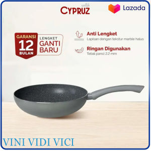 CYPRUZ PANCI FEATHERLIGHTS SERIES FRY WOK 20 cm - 26 cm Anti Lengket