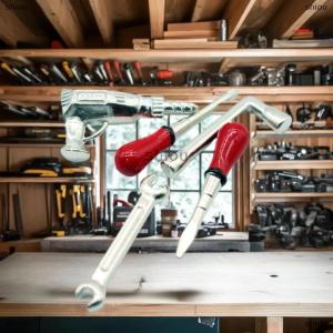 [COD] shiou Nhà Búp Bê Khoan Sửa Chữa Công Cụ Cờ Lê Năm Mảnh Thiết Lập Thu nhỏ Mô Hình Phụ Kiện Nhà Búp Bê Trang Trí Nội Thất Trẻ Em Giả Vờ Chơi Đồ Chơi Quà Tặng