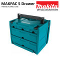 Makita MAKPAC 5 Drawer Stacking Cases. 