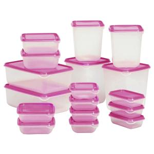 Food Container Food Organizer 17 Pieces Multifunction Microwaveable Plastic  Keimav