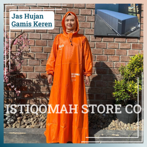 Jas Hujan Pria Wanita Dewasa Bahan Kuat dan Tebal PVC 0.18 Muat Tas 30 Liter dan Muat sampai Berat Badan 80 kg