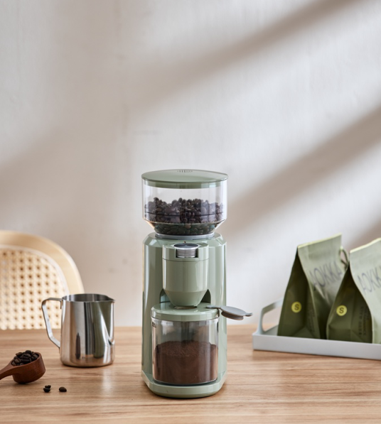 Petrus Electric Coffee Bean Grinder Stainless Steel Burr Mill With 30