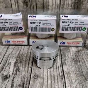 piston kit fim87 forging dome custom motor basic pen 14 nmax150 vespa matic klx150 crf150 jupiter mx vixion jupiter mx king