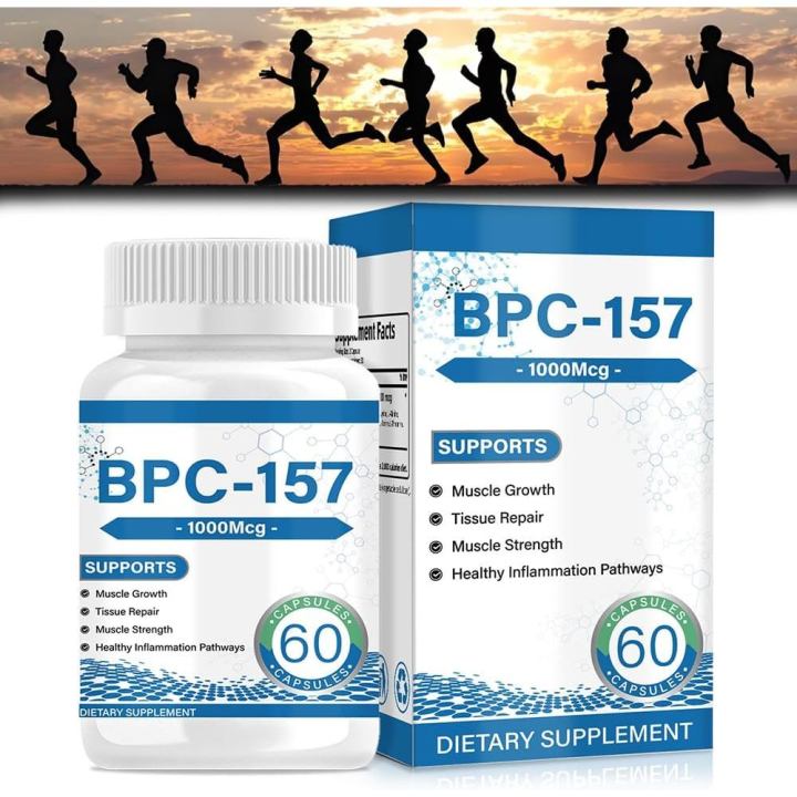 bpc 157 peptide capsules 1000mcg 1000Mcg, Supports Growth, Tissue Repair, Strength, 60 Count Localized fat
