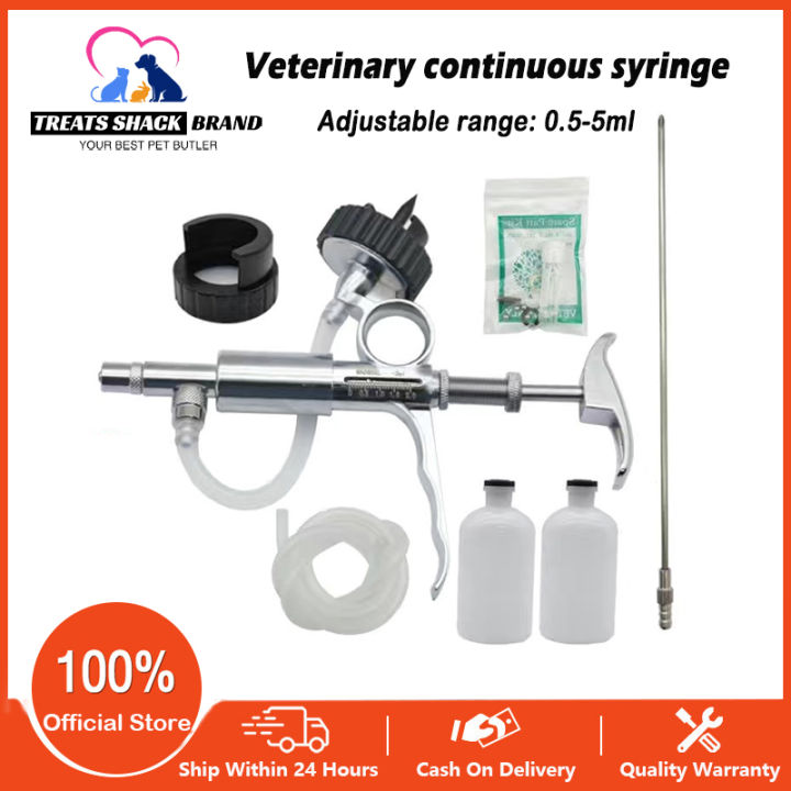 5ml Automatic veterinary syringe Heavy duty vaccine injection syringe