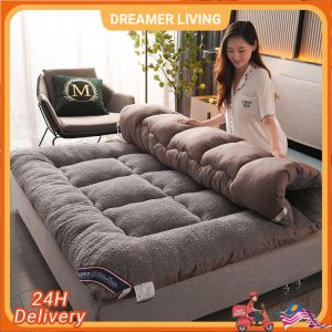 Dreamer Living Winter Thickened Mattress Multi-size Optional Two-sided Universal Bed Sheet Mattress Tatami Folding Soft and Comfortable Elastic 床垫