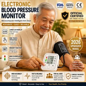 (3 Years Warranty) Blood Pressure Monitor USB Digital Blood Pressure Machine Health Check Machine Alat Tekanan Darah Tin 血压测量