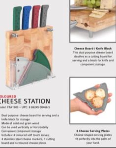 CHEESE PLATTER GIFT SET ( OFFER AS-IS - EXCLUDE KNIVES ) * ITEMS SOLD ARE NON-RETURNABLE *