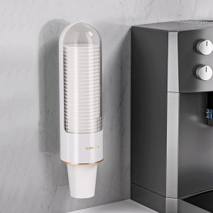 ที่ใส่แก้วกาแฟ ที่ใส่แก้วกระดาษ ฝาปิดมิดชิด ป้องกันฝุ่น ที่วางแก้วน้ำ ติดผนังและข้างตู้กดน้ำ ชั้นวางแก้วน้ำ ที่เก็บแก้วน้ำกระดาษ