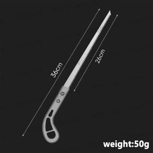 (With Rubber Handle)20 Inch  High Carbon Tool Steel Hand Saw Gardening Cutting Wood For Trimming