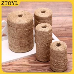 ZTOYL Tự Nhiên Cây Gai Dầu Linen Dây Xoắn Vải Bố Đay Sợi Dây Thừng Sợi Dây Thừng DIY Thủ Công Trang Trí Nội Thất