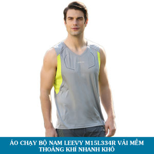 Áo chạy bộ Leevy M15L334R thoáng khí khô nhanh