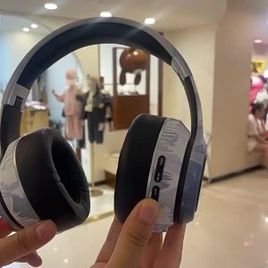 2025 Trendy National Style Head-mounted Wireless Bluetooth Earphones High Sound Quality Original Graffiti Cross-border Hot-selling Factory Direct Sales