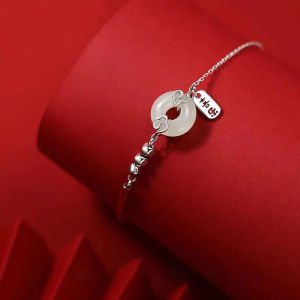 2023 Phong Cách Mới Của Năm Có Bạn Vòng Tay Ngọc Bích Bằng Tre Và Ngọc Bích Của Phụ Nữ Thiết Kế Thích Hợp Vòng Tay Bằng Tre Sang Trọng Nhẹ Để Tặng Quà Cho