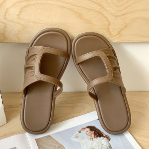 2025 New Style Flat Sole Flip Flop French Evening Sandals Fairy Style Slippers for Women Summer Outdoor Womens Sandal