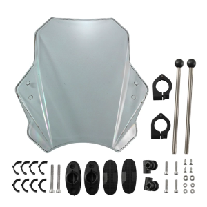 Kính Chắn Gió Xe Máy PC xây dựng bằng kim loại phổ đồ đạc gió giảm tiếng ồn Ergonomic thiết kế lắp ráp dễ dàng