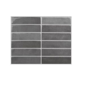 PURETEN Moisture-proof Self Adhesive Tile Wall Stickers Waterproof Oil-proof Wall Decal Self-adhesive Wall Paper Anti Fouling Kitchen Cabinet Renovation Tile Sticker