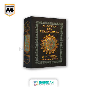 Mushaf Departemen Agama Terjemah  Cover Kalf UK. Tanggung Kertas CD Pustaka Agung Harapan