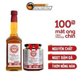 Mật ong nguyên chất Honimore Hoa Rừng Phương Nam 630g tặng 1 hũ Mật ong chín Honimore 360g- Giúp tăng cường đề kháng