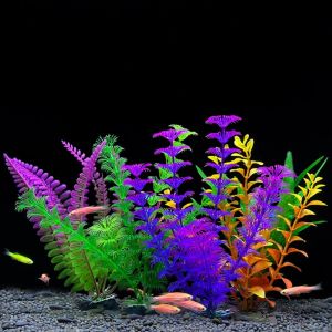 CARING PETS 18cm Simulation Water Grass Lifelike Decorative Aquatic Water Grass Imitation Water Plant Seaweed Ornaments Fish Tank Ornament Plant Aquarium