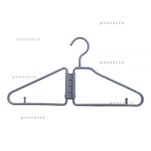 OHHDEER Penyangkut Baju Lipat Plastik Travel 👕 Portable Foldable Travel Space Saving Clothes Hanger