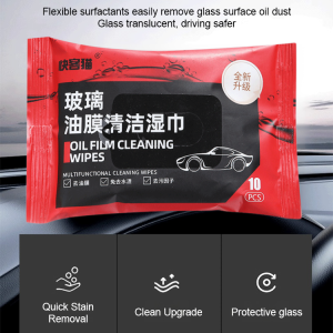 Glass Oil Film Removal Wipes Convenient glass black technology oil wipes automotive supplies cleaning tools