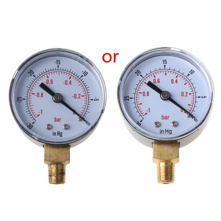 Vacuum Pressure Gauge 52mm -1/0 Bar -30